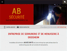 Tablet Screenshot of absecurite68.com